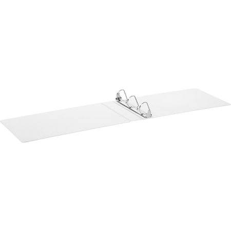 Cardinal ClearVue Overlay Tabloid DRing Binders, White CRD22132
