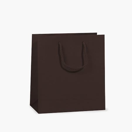 Nashville Wraps Chocolate Matte Gift Bags, Jewel 6.5x3.5x6.5, 10PK MTJMCH