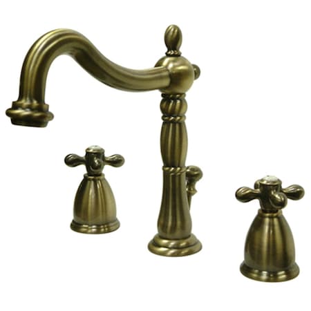 Blueprints 8 in. Widespread Bathroom Faucet  Antique Brass BL2600606