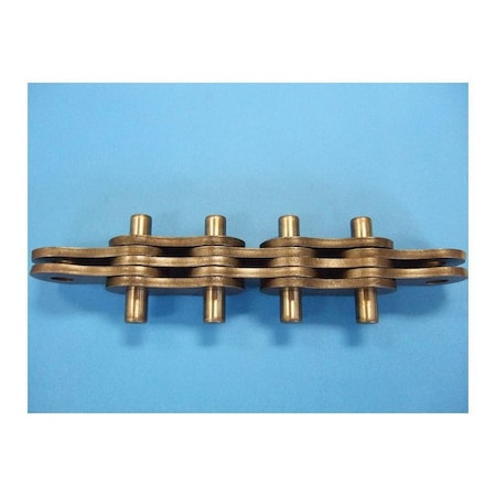 Tsubaki Wrench chain, 100 ft OAL, 5/8 in Pitch, 0.4 in Dia x 3/8 in W Roller 50WRENCH