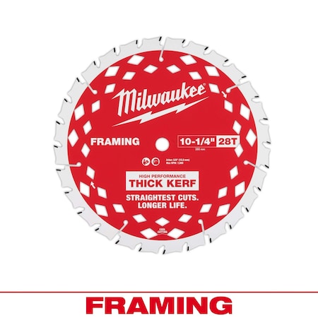 Milwaukee Tool Circular Saw Blade, 5/8" Arbor, Carbide 48-40-1048
