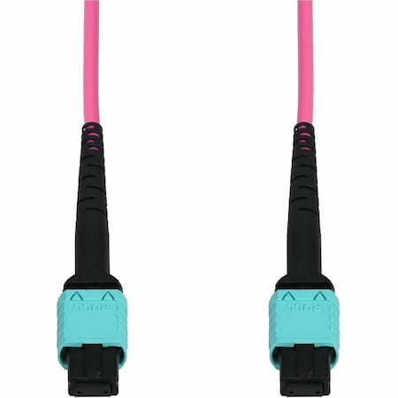 Add-On 20m MPO/UPC to MPO/UPC Magenta OM4 OFNR Riser-Rated 12-Strand Fiber Patch Cable ADD-MPOMPO-20M5OM4-MA