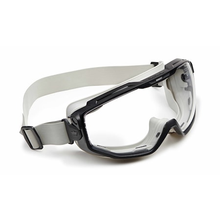 Bolle Safety Safety Goggles, Clear Lens, Anti-Scratch & Anti-Fog, Non-Vented, Neoprene Strap UNIVGN13W