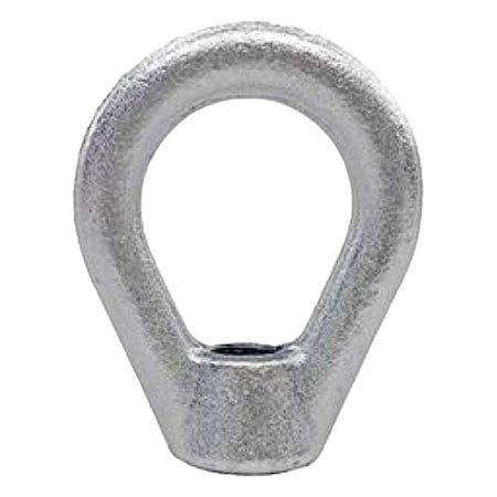 Jw Winco Oval Lifting Eye Nut, 3/4"-10 Thread Size, 3/4 in Thread Lg, Steel, Zinc Plated 583-3/4X10-ST
