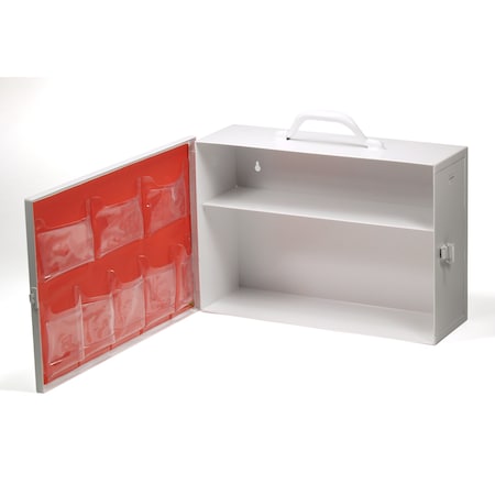 Medique Empty 2 Shelf First Aid Cabinet, Metal 723MTMSD