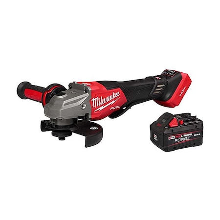 Milwaukee Tool M18 FUEL Grinder+M18 FORGE XC8.0 Battery 3672-20, 48-11-1881
