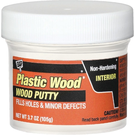 Dap Plastic Wood 3.7 Oz. White Wood Putty 7079821245