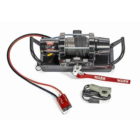 Warn Vehicle Mounted Recovery Winch 12 Volt Electric 4500 Lb Capacity Synthetic Rope 111826