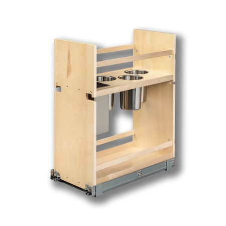 Century Components Cascade Series Base Cabinet Organizer, 11.375 in. W Baltic Birch CASKBI110PF