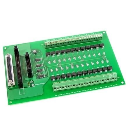 Omega 24 CH P-MOS RELAY BD W/FLT/DIN OME-DB-24POR/DIN