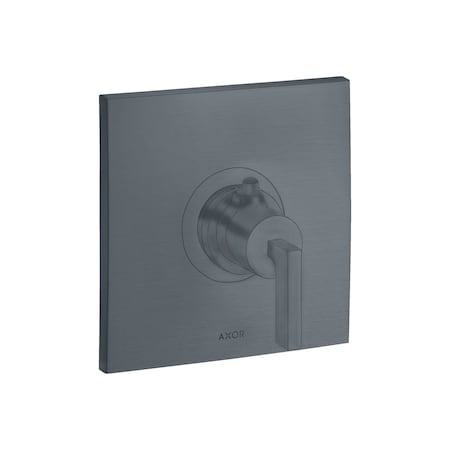 Axor Citterio Thermostatic Trim HighFlow with Lever Handle in Brushed Black Chrome 39711341