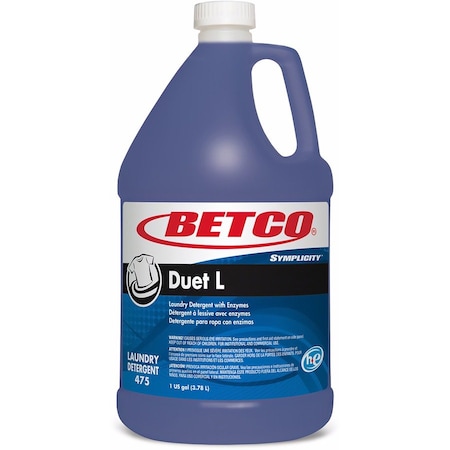Betco Laundry Detergent, Bottle, Liquid, Fresh, 4 PK 4750400