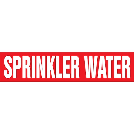 Accuform ASME ANSI PIPE MARKER SPRINKLER RPK665STB
