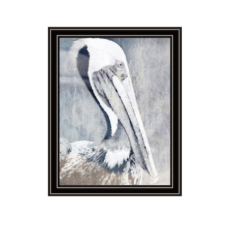Homeroots PELICAN Black Framed Print Wall Art 529619