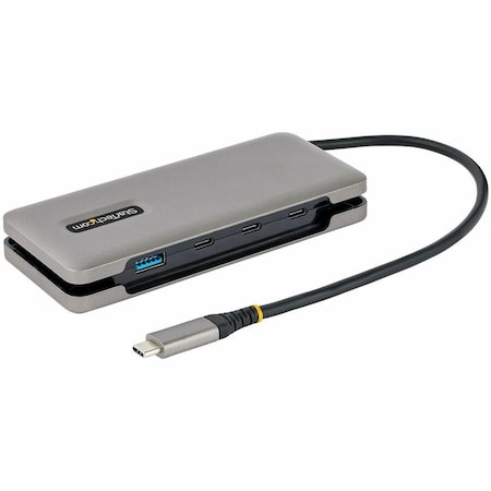 Startech.Com 4-Port USB-C Hub, 1x USB-A and 3x USB-C Ports, USB 3.2 10Gbps, Bus Powered, USB Type C Hub with HB31CM1A3CB