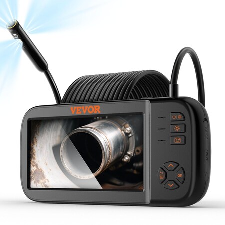 Vevor Endoscope Camera 1080PHD Triple Lens Borescope Inspection Camera 4.5" IPS 451P