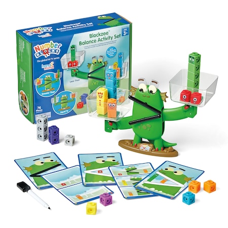Hand2Mind Numberblocks Blockzilla Balance Activity Set 96089