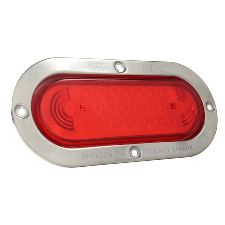 Grote Stop/Tail/Turn Lamp, Oval, LED, SS 53972