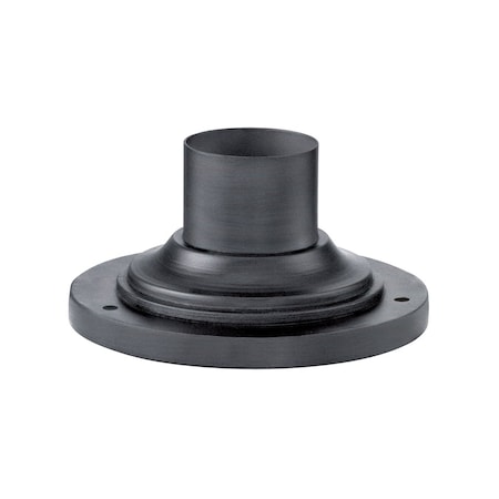 Troy Lighting Weathered Zinc Round Pier Mount 8 In. Weathered Zinc PMB4942-WZN
