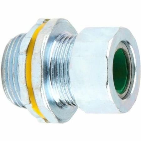 Dottie L.H. Dottie 1/2'' Steel Strain Relief Connector (Green Grommet), 25PK SR50A560