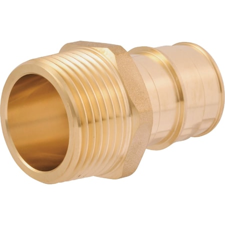 Sharkbite PEX-A Brass 1'' x 1'' MNPT Adapter UAB140LFA