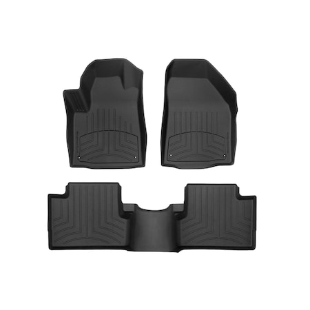 Weathertech Black, Front and Rear FloorLiner HP 448331IM-445662IM