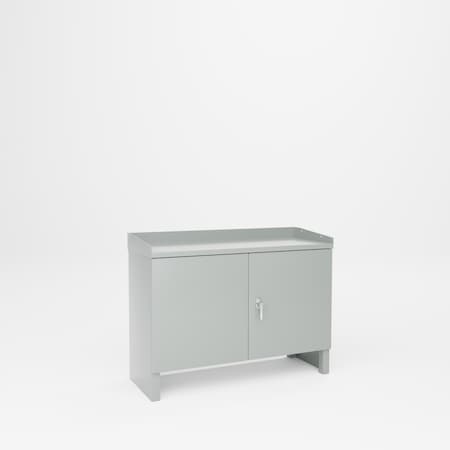 Pucel Shop Cabinet Tool Storage Bench, 48 in W x 34 in H x 19 in D, Light Blue C-1848