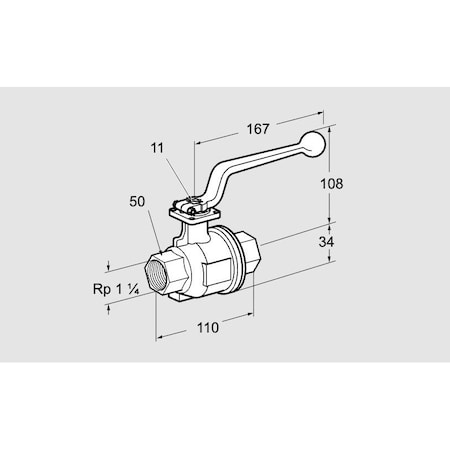 Honeywell Kromschroder VLV, BALL, MAN, AKT 32R160S KS03152354