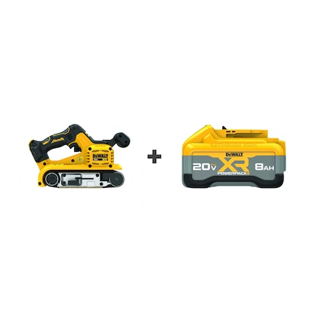 Dewalt Cordless Belt Sander 20V/Bonus 20V MAX DCW220B/DCB2108