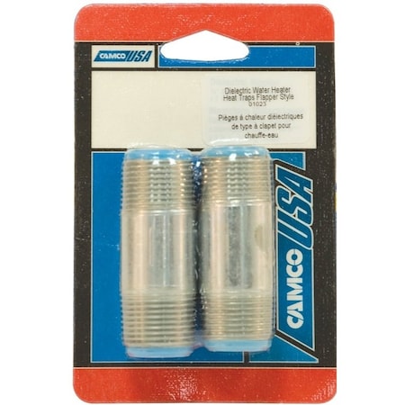 Camco 0 Dielectric Heat Trap, Iron, For Water Heaters 1023