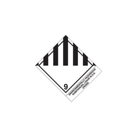 Bubblefast 4 x 4 3/4'' - ''Env Haz Sub, Liquid'' Labels BFDL518P2