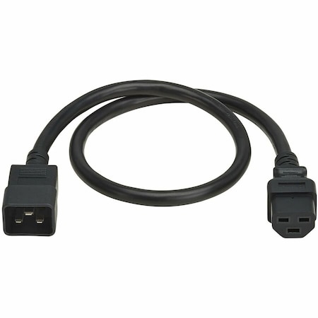 Eaton TRIPP LITE SERIES POWER CORD C20 TO C21 HEAVY-DUTY 20A 250V 12 AWG 2 FT. 0.6 M P035-002