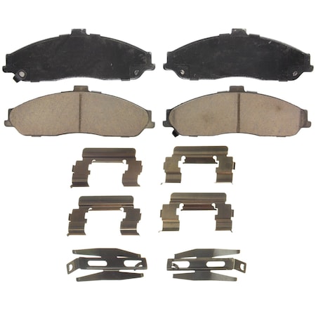 Wagner Brake QuickStop Front Disc Brake Pad Set Ceramic,  ZD731