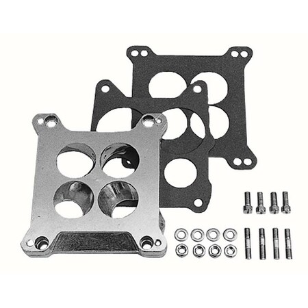 Trans-Dapt Carburetor Adapter - Holley 4BBL to Rochester Quadrajet 4BBL Base 0.87 in. Four Hole TRA2034