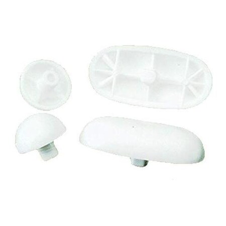 Oatey PP836-41 TOILET SEAT BUMPER SET SNAP-IN PP83641