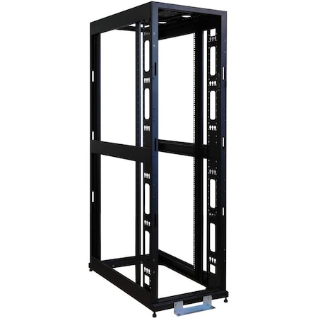 Eaton Tripp Lite Series SmartRack 48U Standard-Depth 4-Post Premium Open Frame Rack with No Sides or SR48UBEXPND