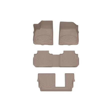 Weathertech Tan, Front and Rear and Rear FloorLiner HP 4515741-451080-2-4IM