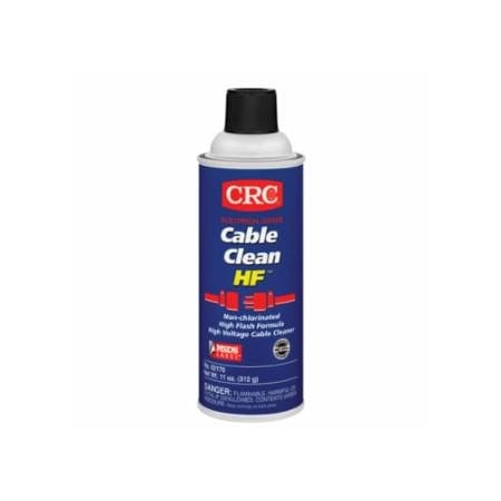 Crc Cable Clean HF High Voltage Splice Cleaners, 16 oz Aerosol Can, 12PK 125-02170