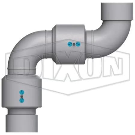 Dixon 3 in STYLE 50, FXF, ALUMINUM SWIVEL BUNA 350FXFAL00000