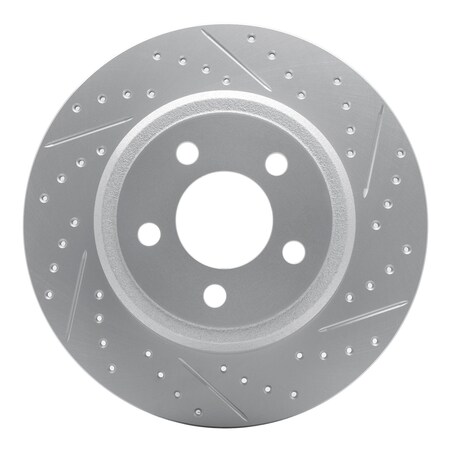 Dynamic Friction Co DFC Geoperformance Rotor - Drilled and Slotted 830-80077R