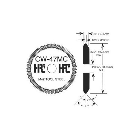 Hpc Cutter Wheel for IC Cores CW-90MC