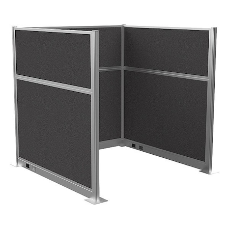 Versare Cubicle Kit, Charcoal Gray, 72 in H HPEKU-66-S-DGY