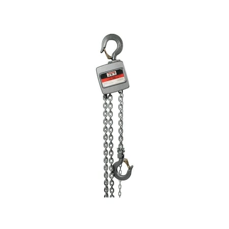 Jet 1-Ton AL100-100-10 Aluminum Hand Chain Hoist with 10ft of Lift 133110