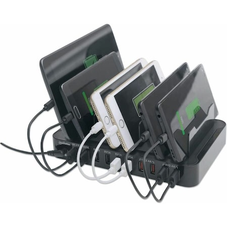Manhattan 10 Port USB Charging Station 180009