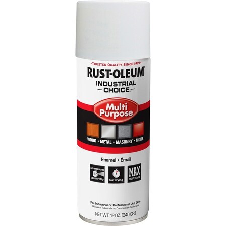 Rust-Oleum Gloss White, Gloss, Oil, 12 oz, 6 PK 1692830V