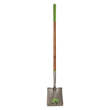 Ames Square Point Shovel, Comfort Step, Hardwood Handle, Cushion Grip 2535700