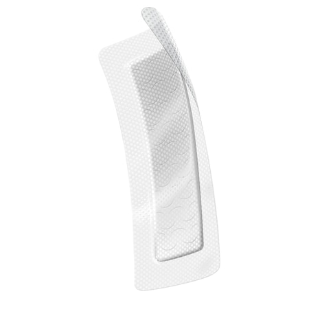 Medline Optifoam Gentle Silicone-Faced Post-Op Foam Dressing, 4in x 12in with 2in x 10in Pad MSC21412H