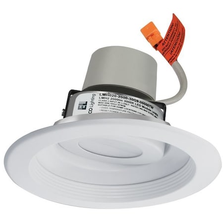 Elco Lighting 6in Round Adjustable Baffle Trim, LED Module & Driver, 850lm, Sunset, Bronze E616R08SDBZ