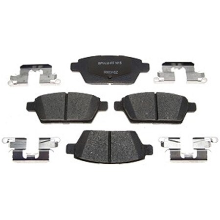 Rm Brakes 2006-2012 Ford Fusion Brake Pad Set R53-MGD1161CH