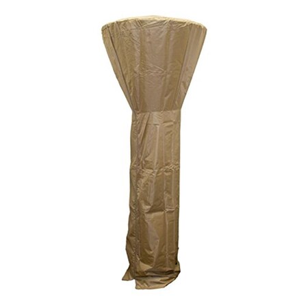 Gardencontrol 87 in. Heavy Duty Tall Patio Heater Cover, Tan GA2770252